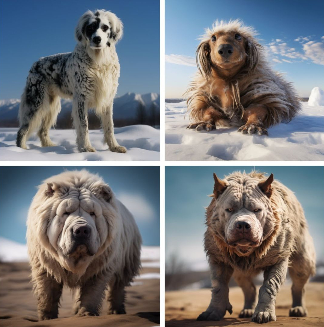 Таким может быть ваш любимец: генетики показали, как могут выглядеть собаки спустя 10 тысяч лет