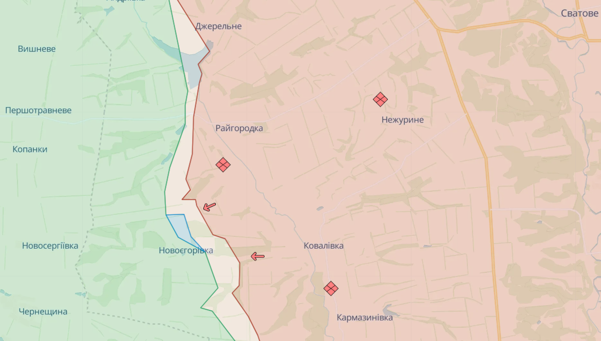 ЗСУ просуваються під Роботиним і відкинули ворога біля Опитного: карти DeepState