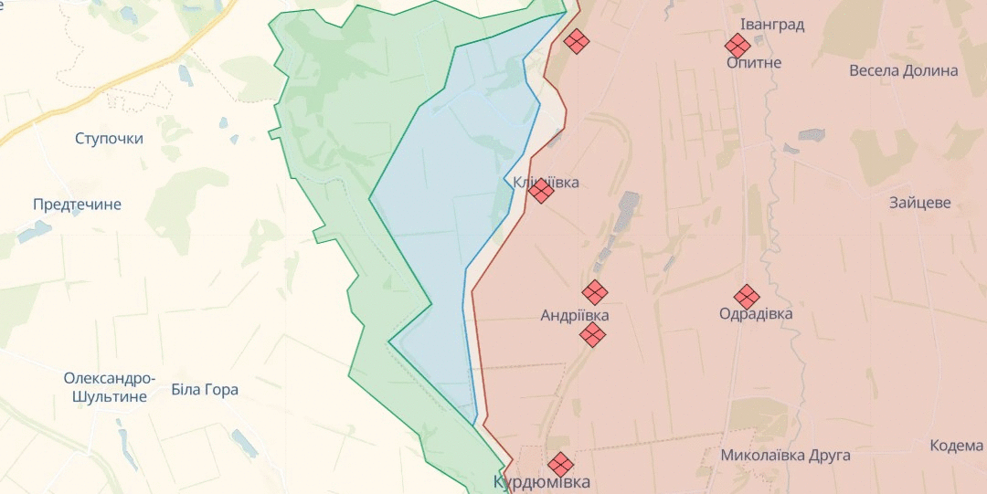 Оккупанты отступили в районе Андреевки. Череватый объяснил, почему это важно