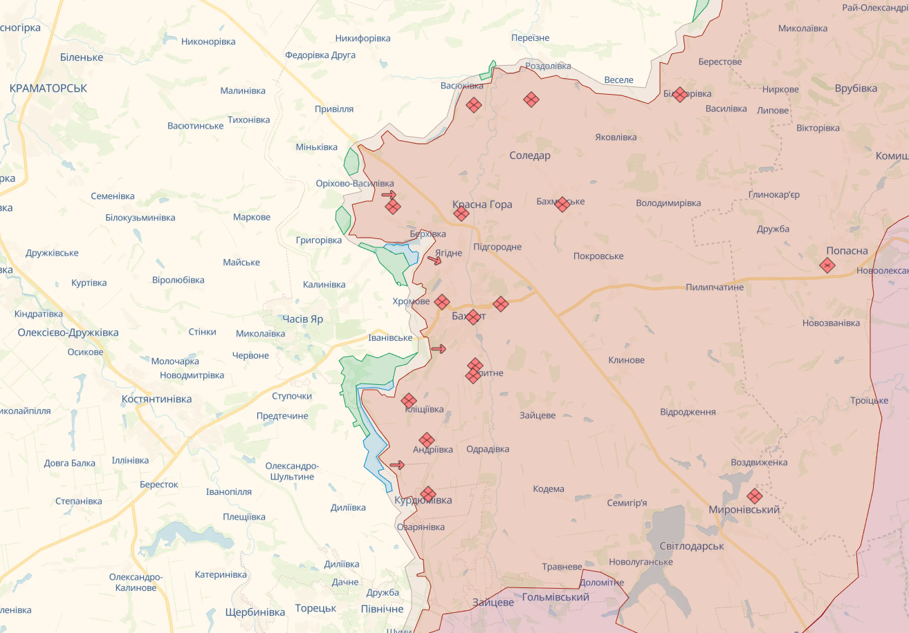 Просунулись на 1400 метрів. Череватий розповів про успіхи ЗСУ на Бахмутському напрямку