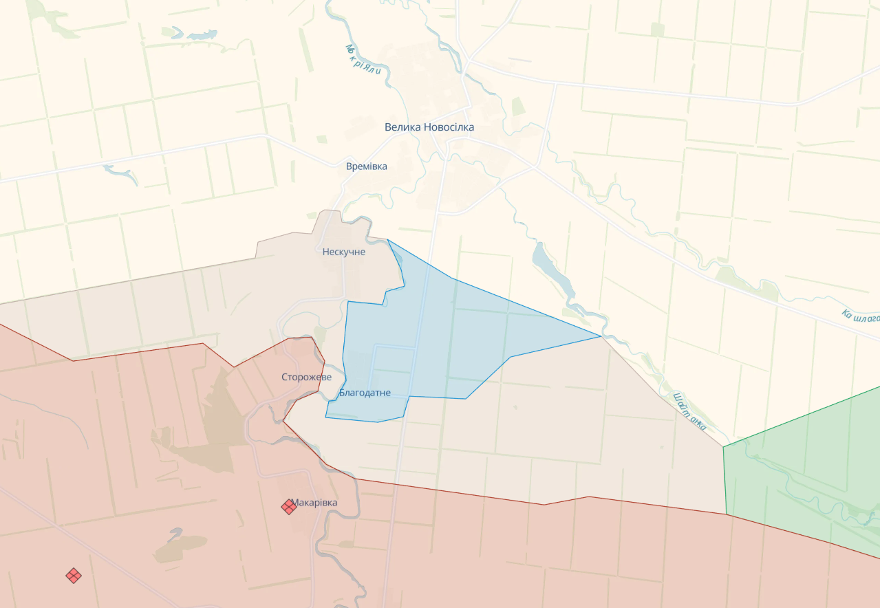 ЗСУ заявили про звільнення населеного пункту Благодатне, показали відео