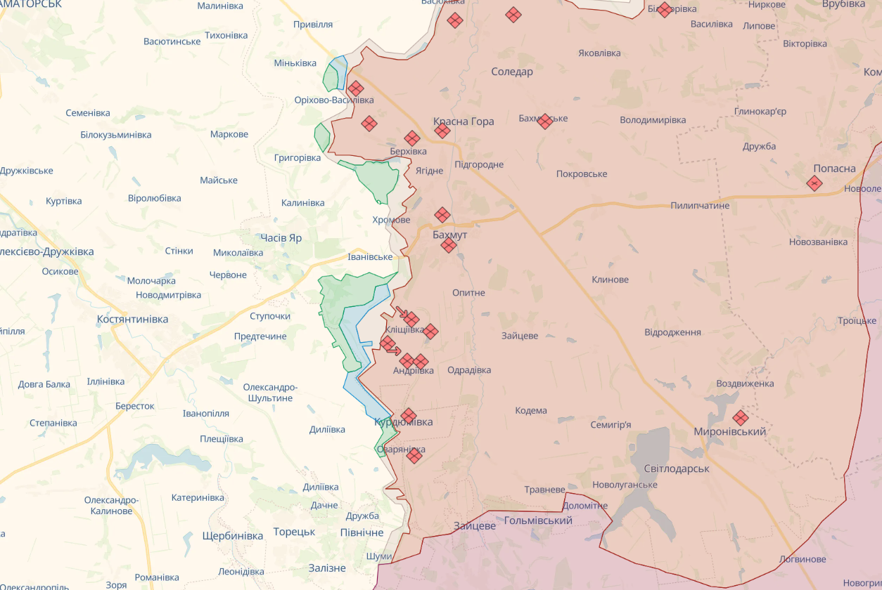 Відбили території й не тільки. ЗСУ мають успіхи на Бахмутському напрямку, - Сирський