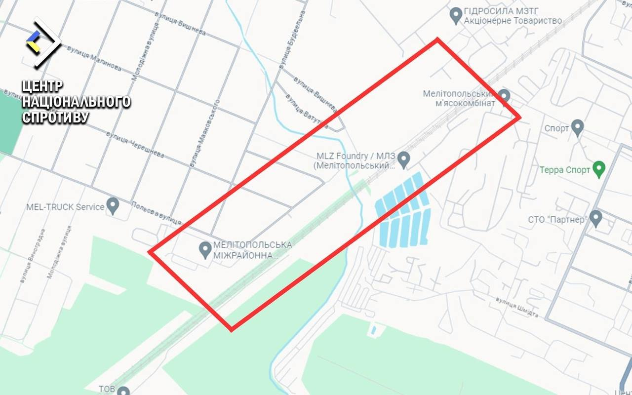 В Мелітополі партизани підірвали потяг, який перевозив росіянам боєприпаси та паливо