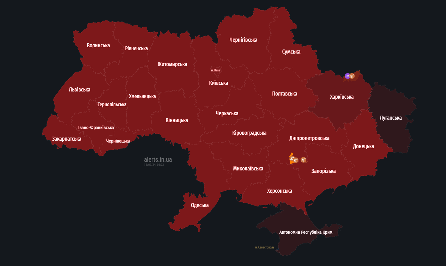 По усій території України оголошено повітряну тривогу: в чому причина (відбій)