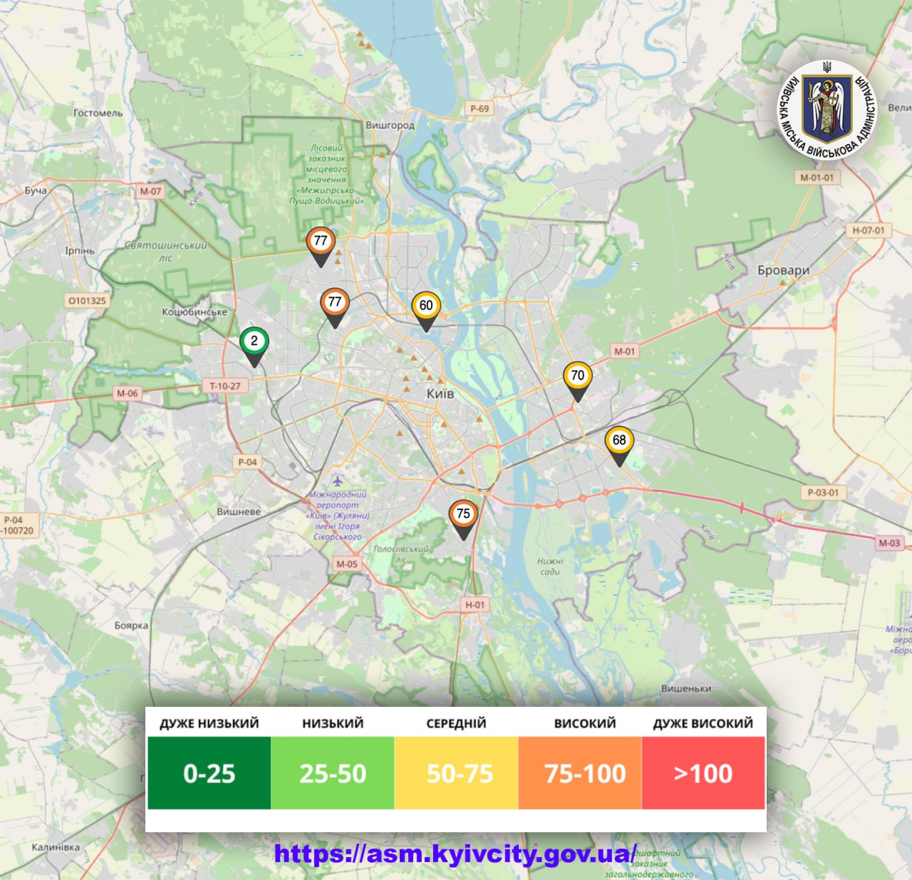 В Киеве снова предупредили о загрязнении воздуха: что советуют