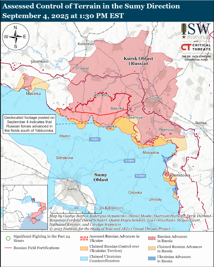 ВСУ продвинулись на Купянском и Покровском направлениях: карты ISW