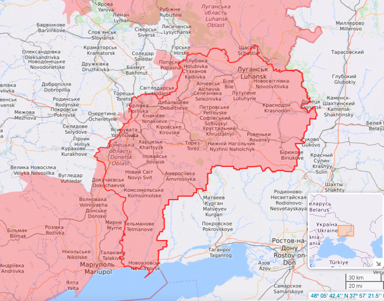 Карта войны. Где идут ключевые бои и есть ли угроза атаки на север Украины