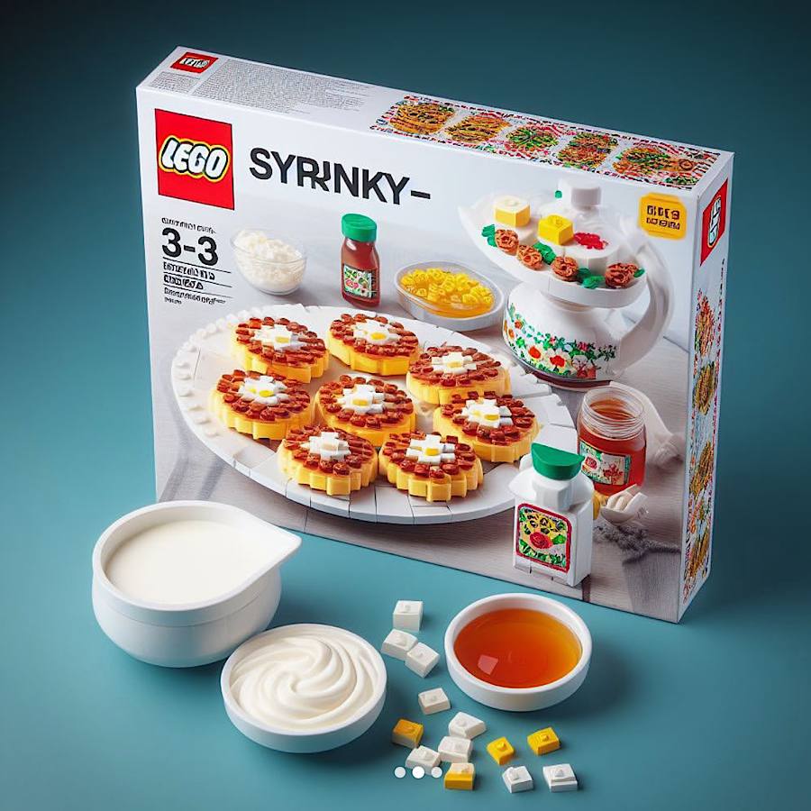 Штучний інтелект показав, як можуть виглядати українські страви у стилі LEGO (фото)