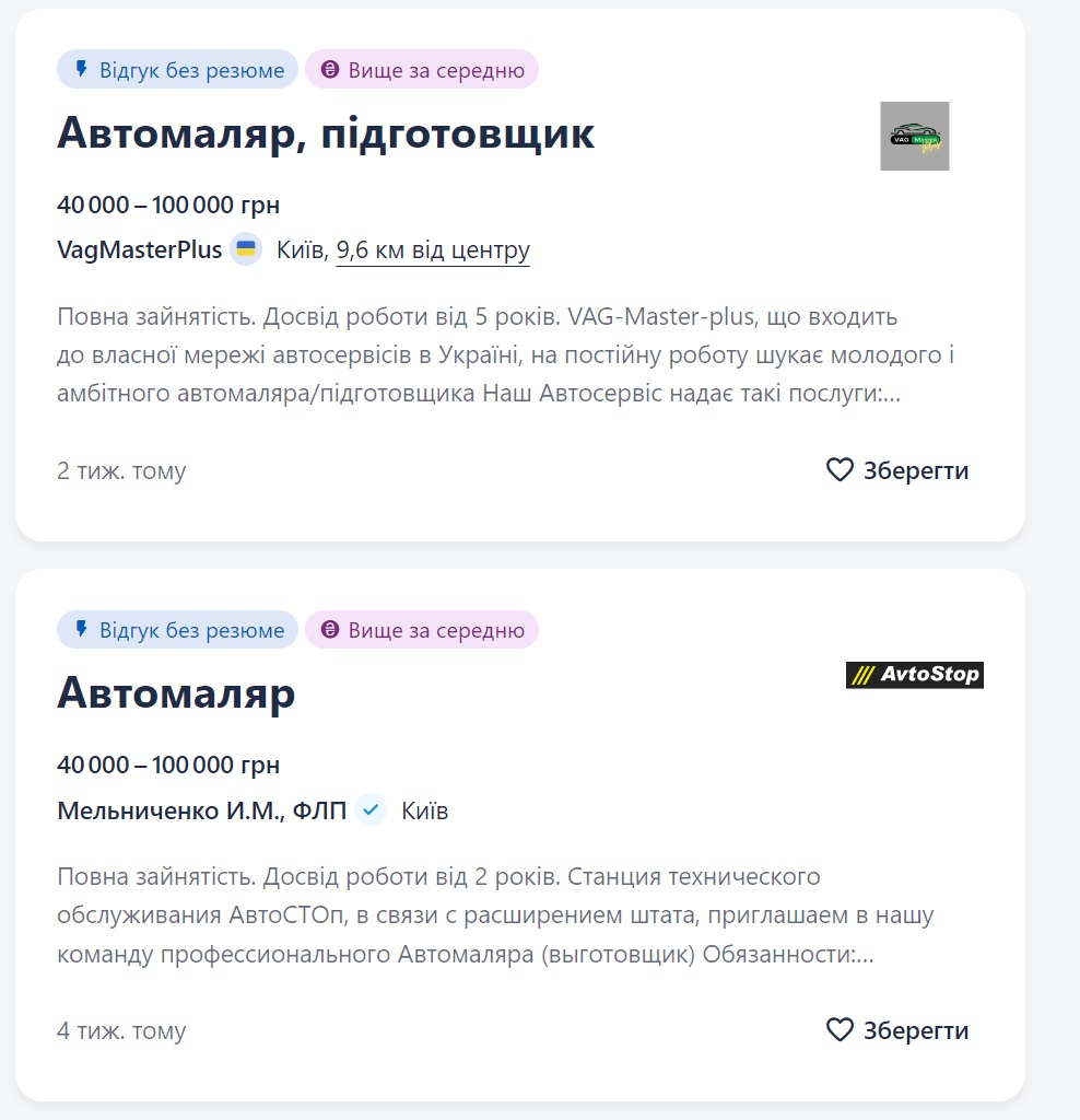 Робота в Україні: ТОП-5 популярних вакансій, де платять понад тисячу доларів