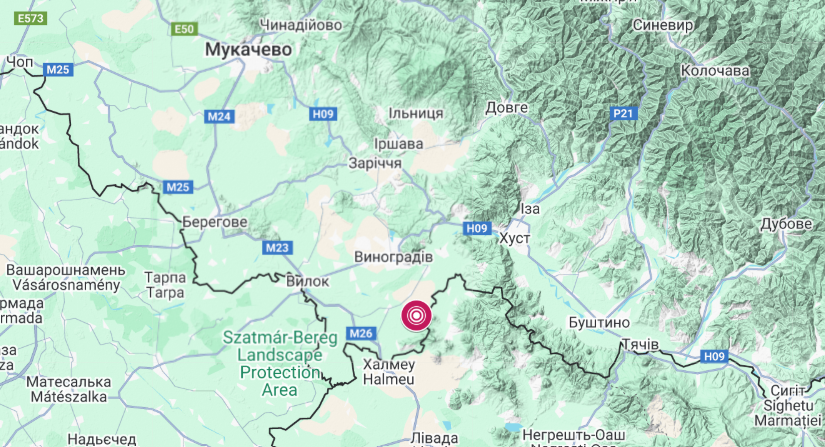 На Закарпатье произошло землетрясение: где именно и насколько сильными были толчки (карта)