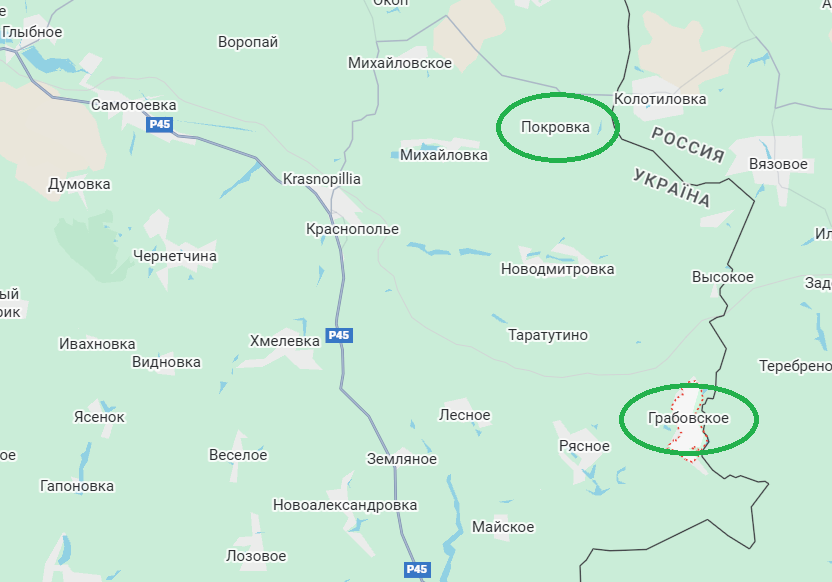 "Прощупывание границы". В ВСУ заявили о попытках РФ прорваться севернее Грабовского