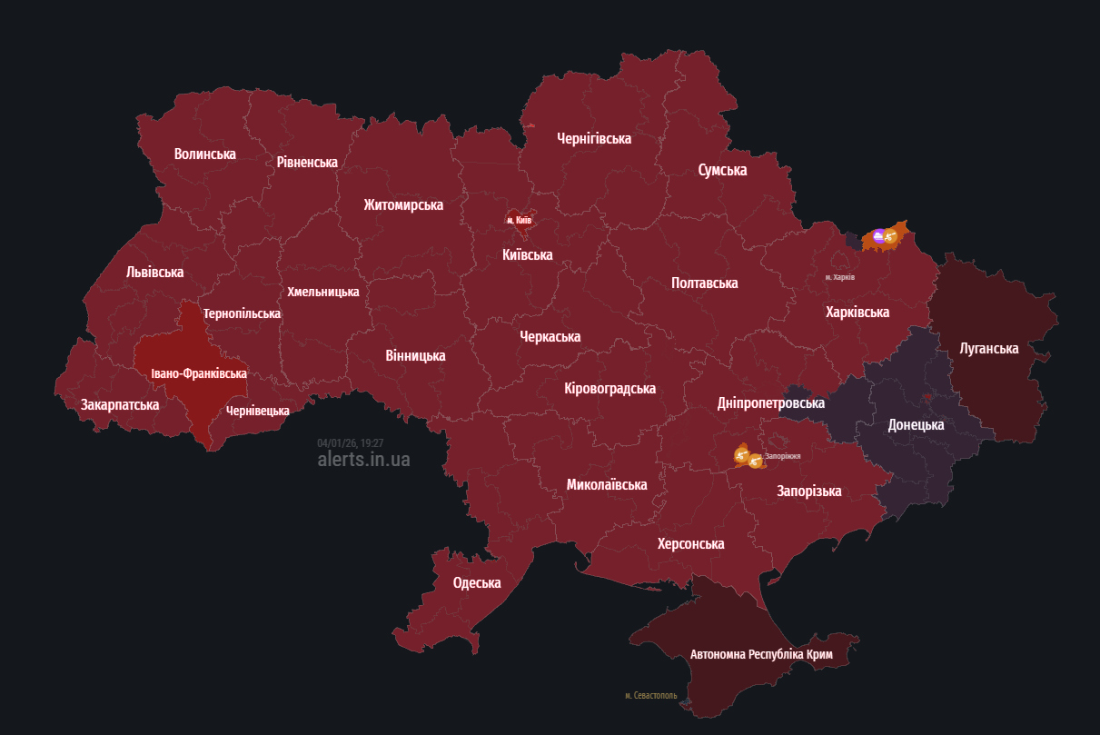 В Україні масштабна тривога: Росія підняла в небо МіГ-31К