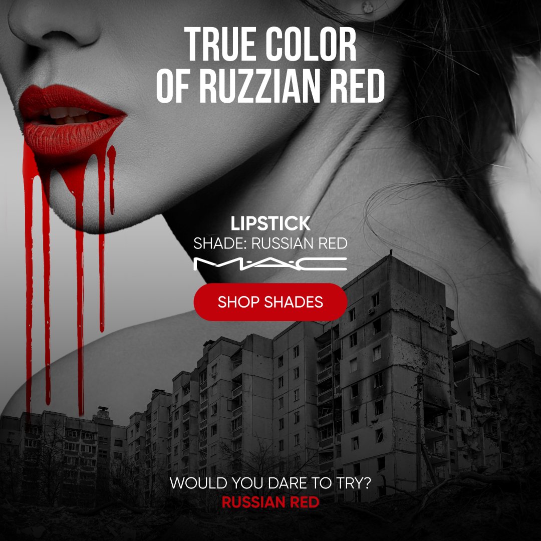 "Російський червоний": популярний бьюті-бренд MAC потрапив у великий скандал