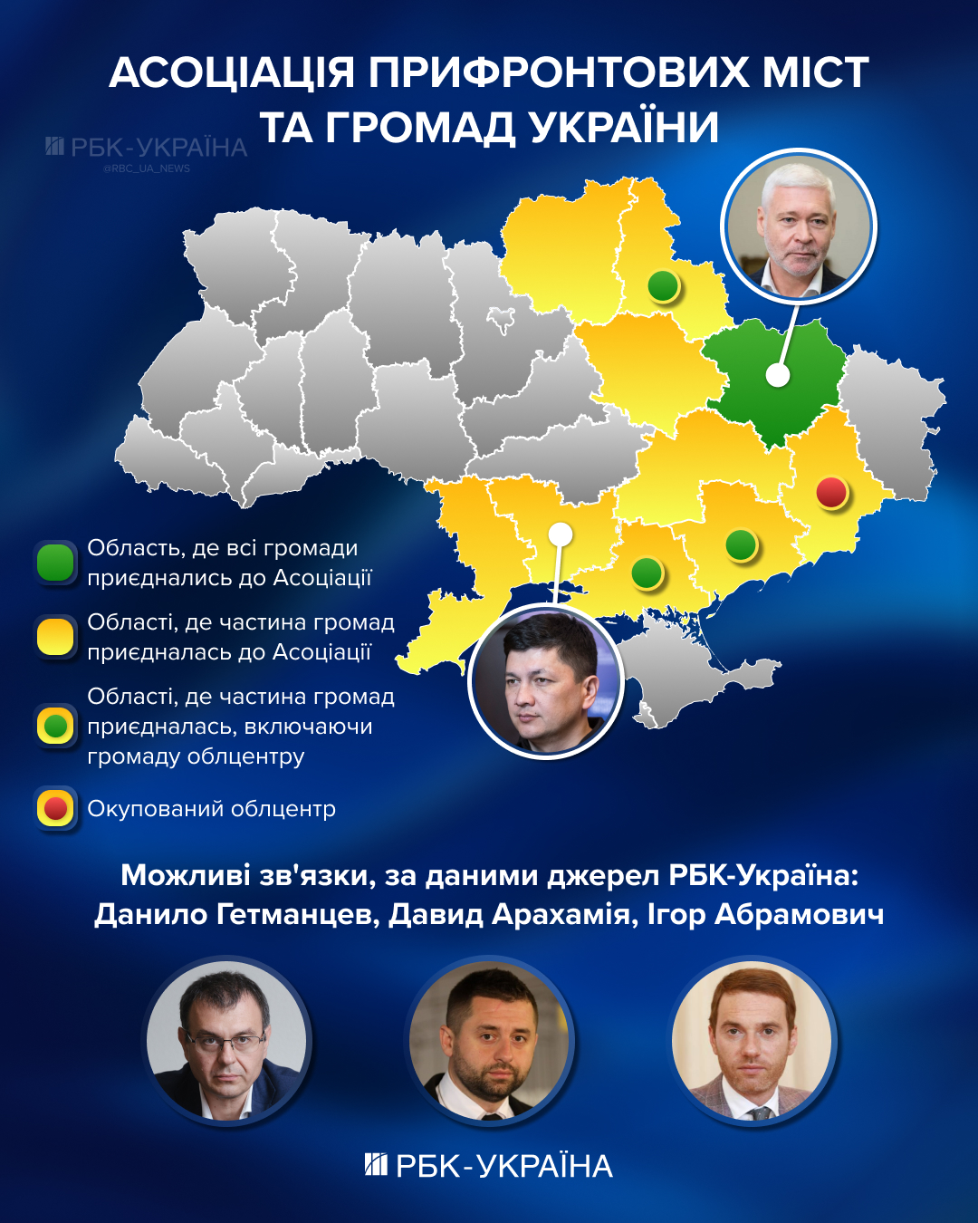 Екснардеп Абрамович спонсорує новий політпроєкт Арахамії, Кіма та Терехова