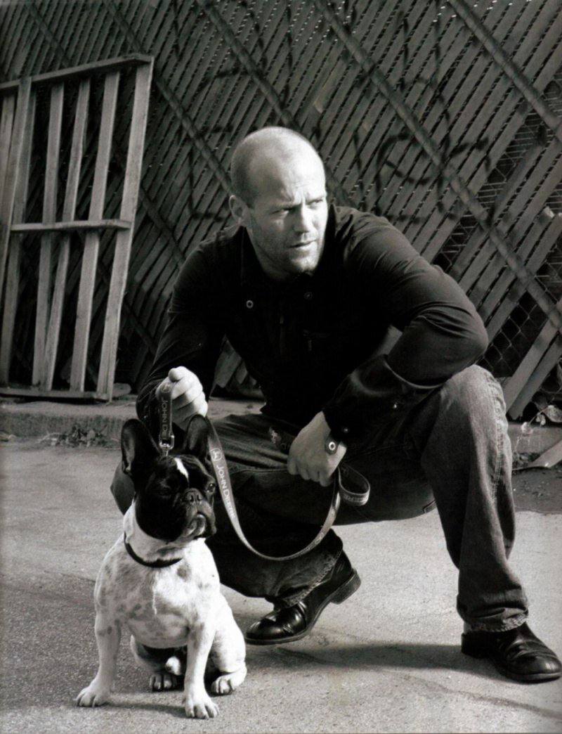 Брутальні голлівудські актори, які тануть поруч зі своїми французькими бульдогами