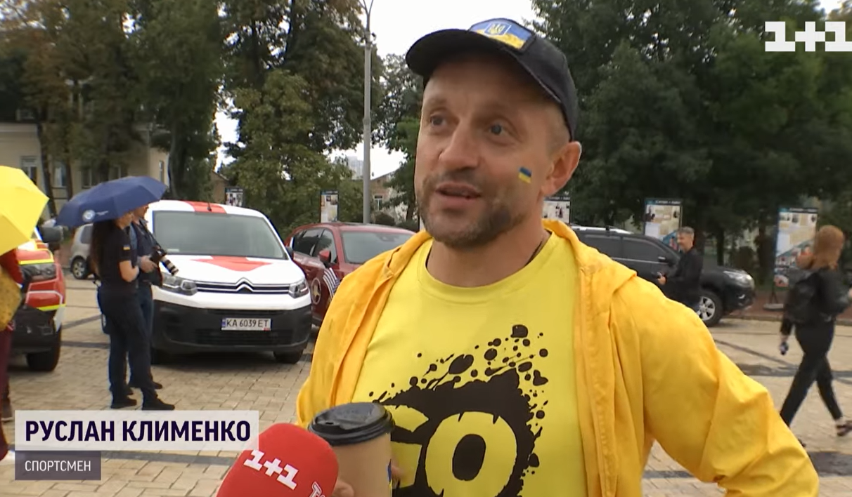 Украинский спасатель пробежит из Киева в Варшаву, чтобы поблагодарить поляков за помощь в войне