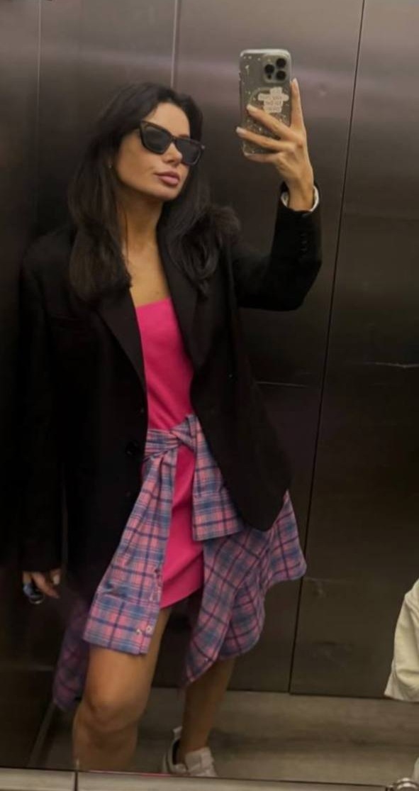 Как носить клетчатую рубашку осенью: модные примеры от Шаманской, Решетник и Нестеренко (фото)