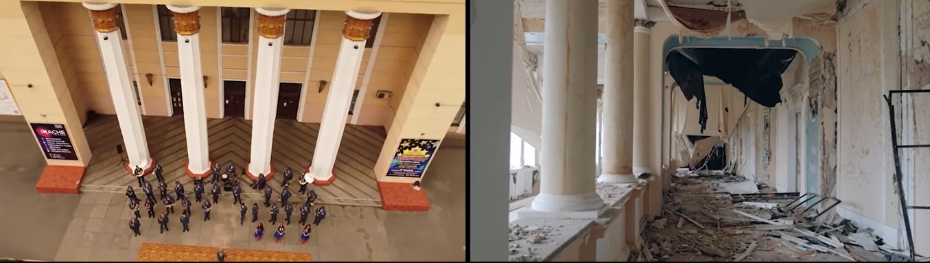 "Хотіли знищити те, що не вмирає": як зараз виглядає розбитий окупантами Будинок офіцерів у Вінниці