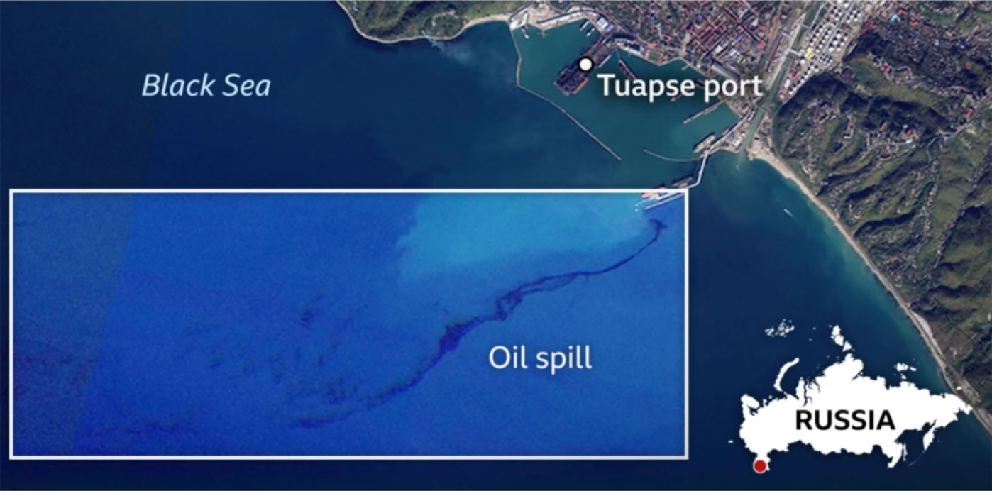 Після удару по нафтотерміналу в Туапсе відбувся розлив нафти, - BBC