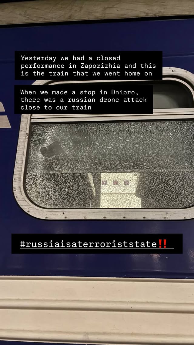 Группа Ziferblat попала под вражеский обстрел в Днепре: "Россия - страна-террорист" (фото)