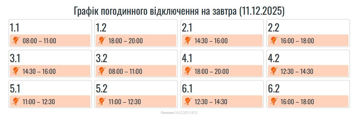 Без світла до 6 годин: де і як в Україні сьогодні діють графіки (список)
