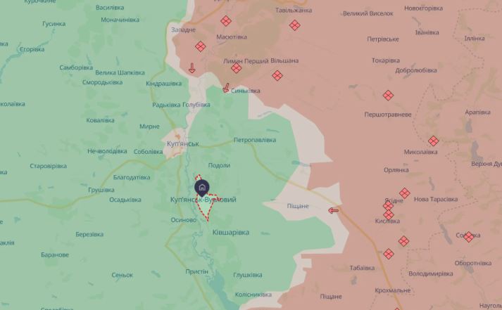 ЗСУ висміяли брехню Герасимова: Куп’янськ-Вузловий навіть не дотичний до лінії фронту