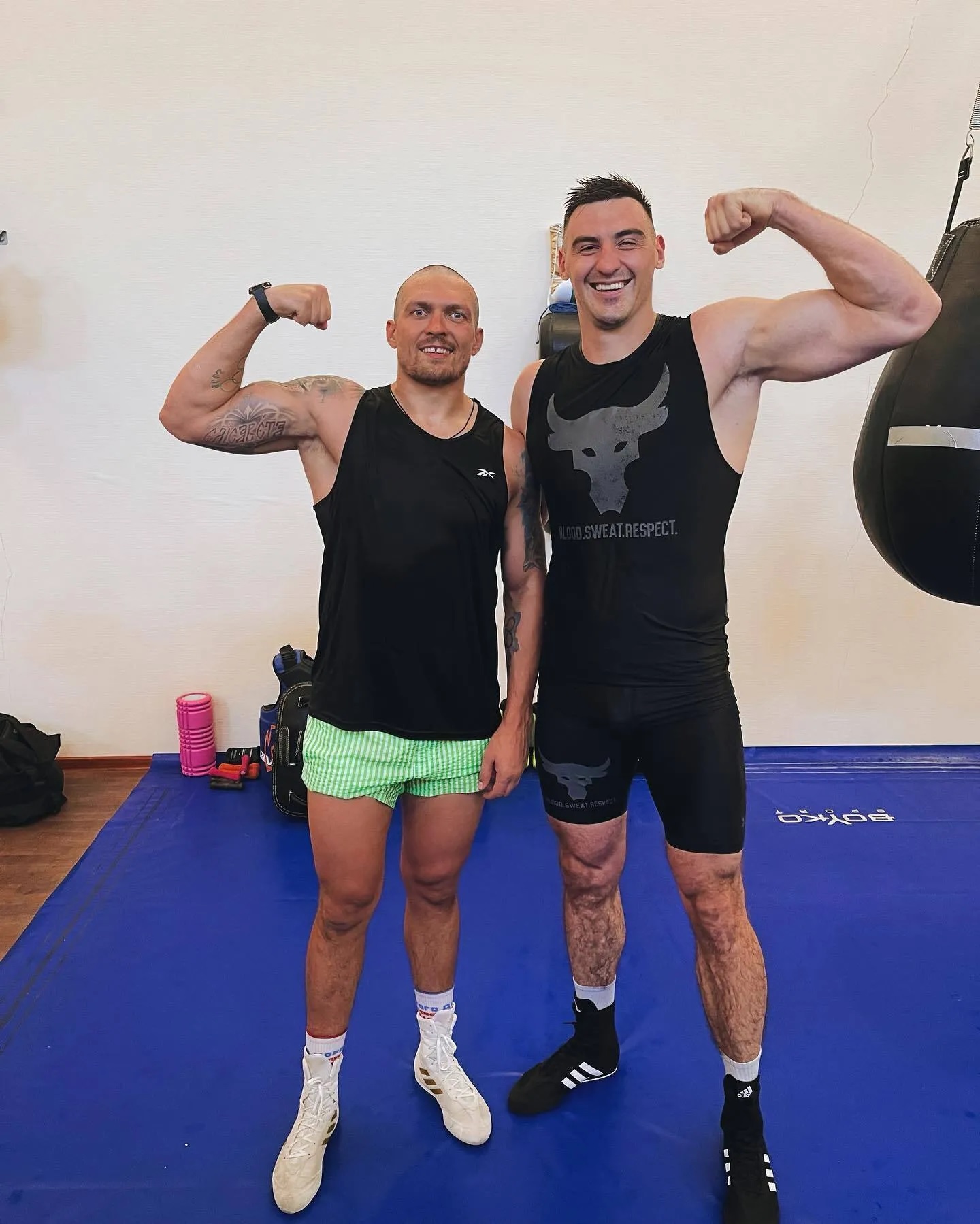 "Брат-близнюк, тільки з волоссям": Ф'юрі показав українця, який готує його до повернення на ринг