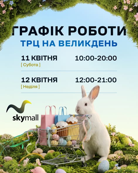 ТРЦ Києва змінили графік роботи 12 квітня: як працюють на Великдень