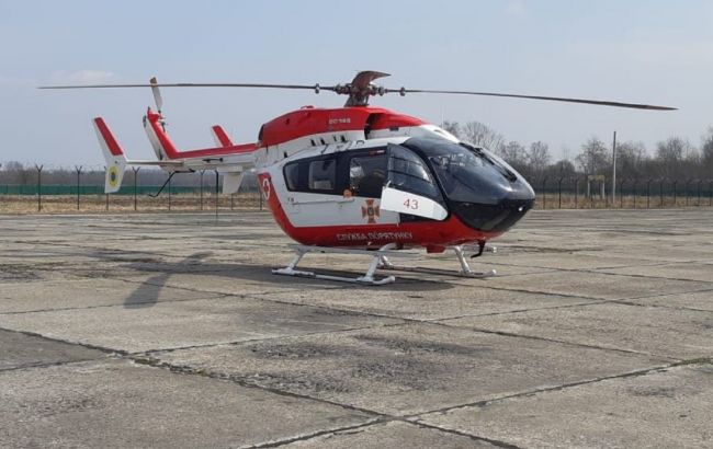 У Фастові вагітну жінку рятували вертольотом прямо зі стадіону