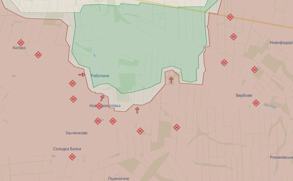 ЗСУ відбили штурми росіян біля Ласточкиного на Авдіївському напрямку, - DeepState
