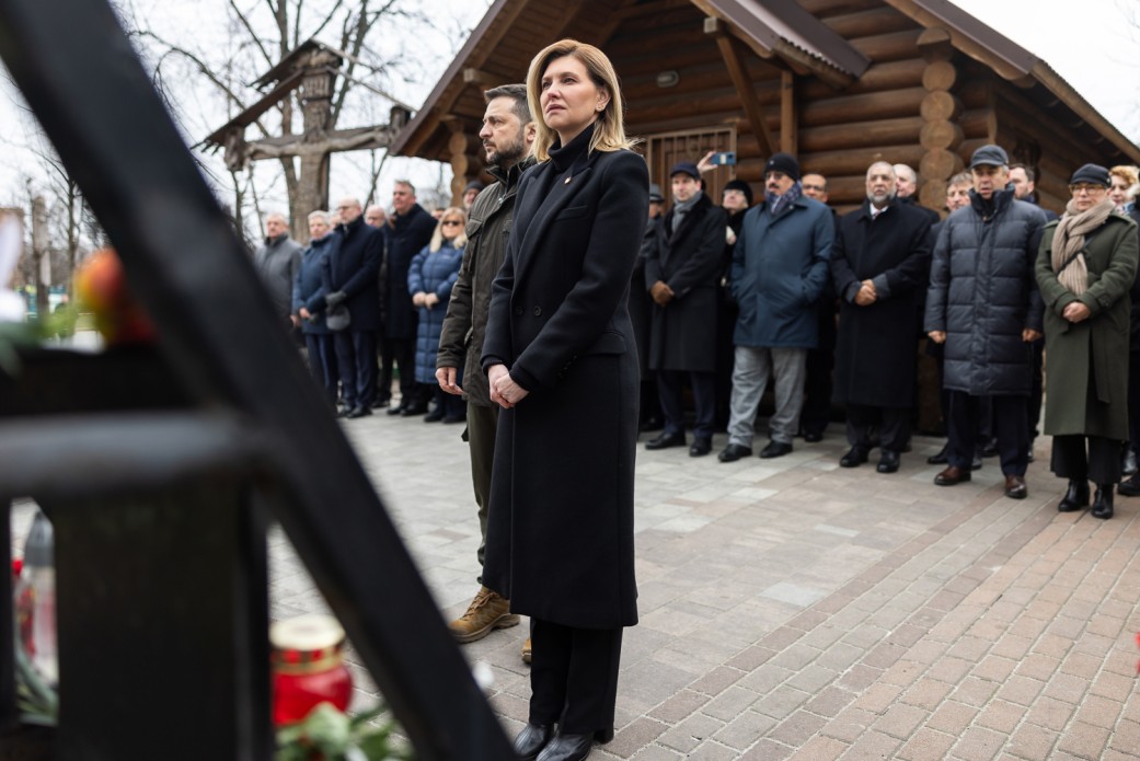 У яких образах подружжя Зеленських вшанувало пам’ять героїв Небесної Сотні (фото, відео)