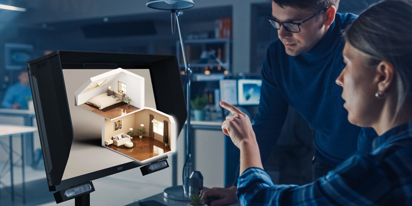 Геймери оцінять. Acer показала 3D-монітор з об'ємним звуком без окулярів та навушників (фото)
