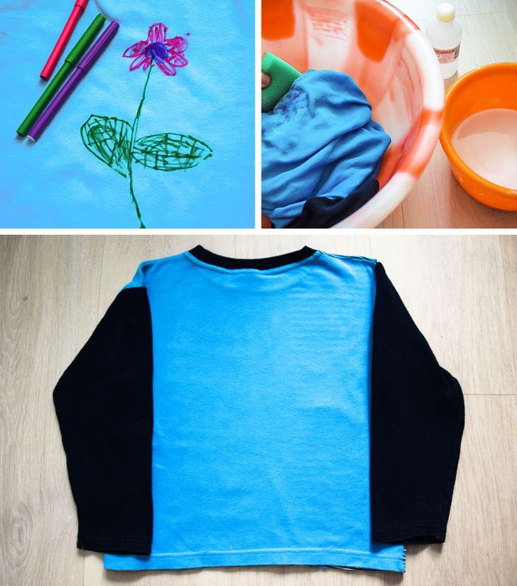 Эти бюджетные способы помогут отчистить пятна от маркера с одежды