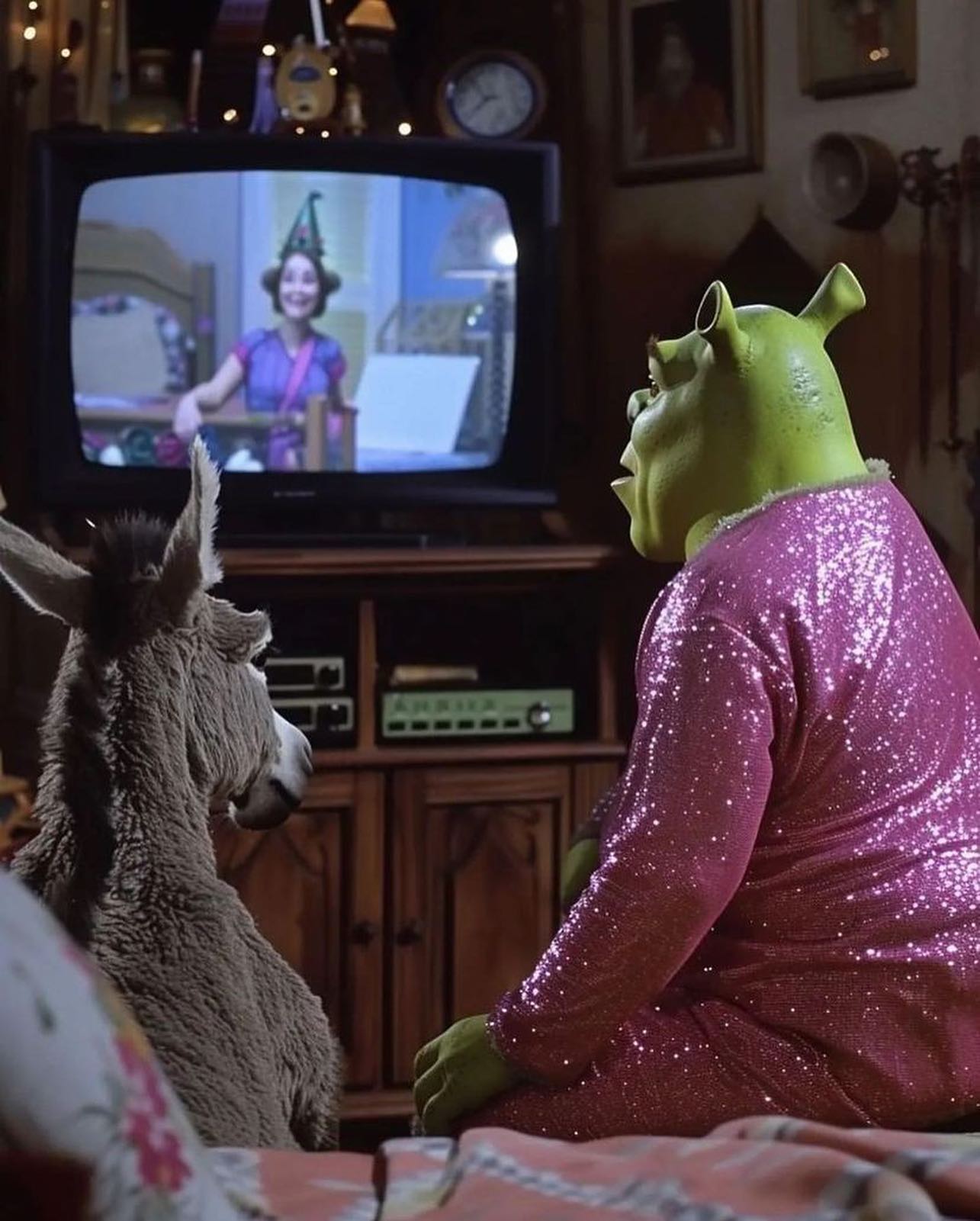 Штучний інтелект показав, як виглядав би Шрек у світі Барбі (фото)