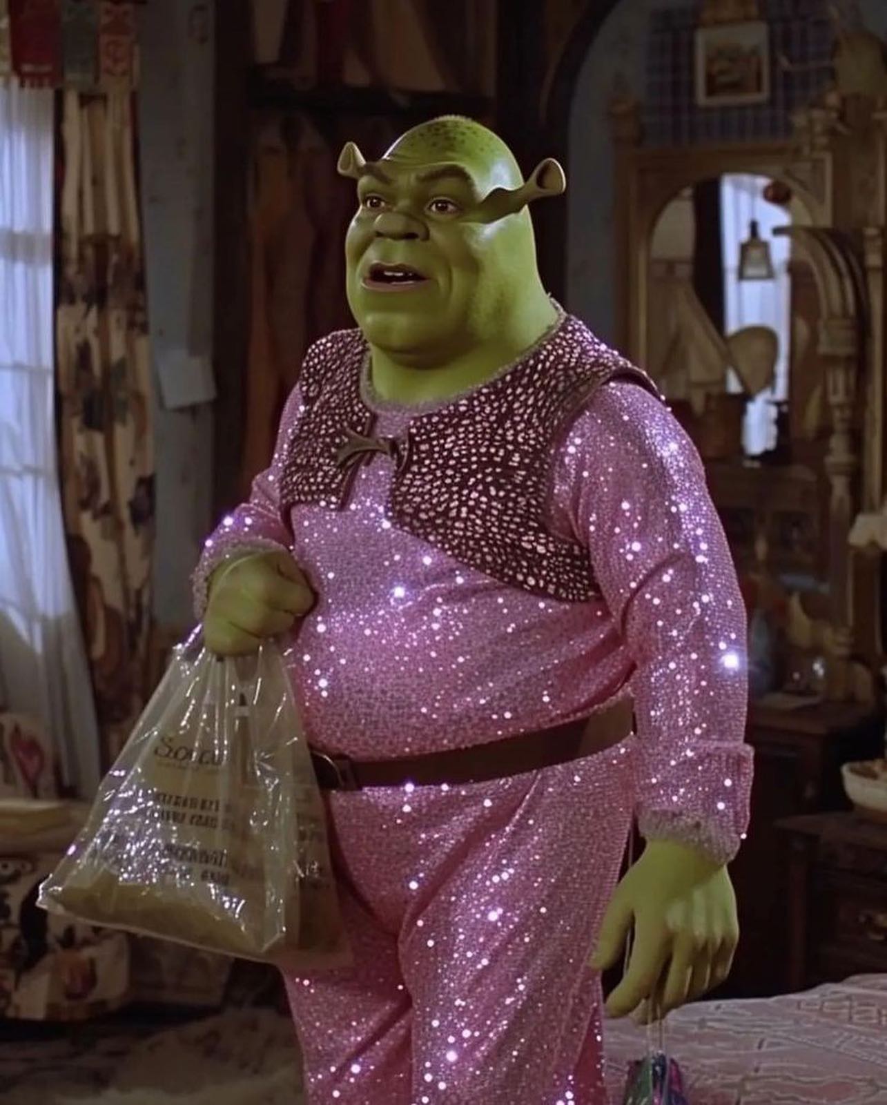 Штучний інтелект показав, як виглядав би Шрек у світі Барбі (фото)