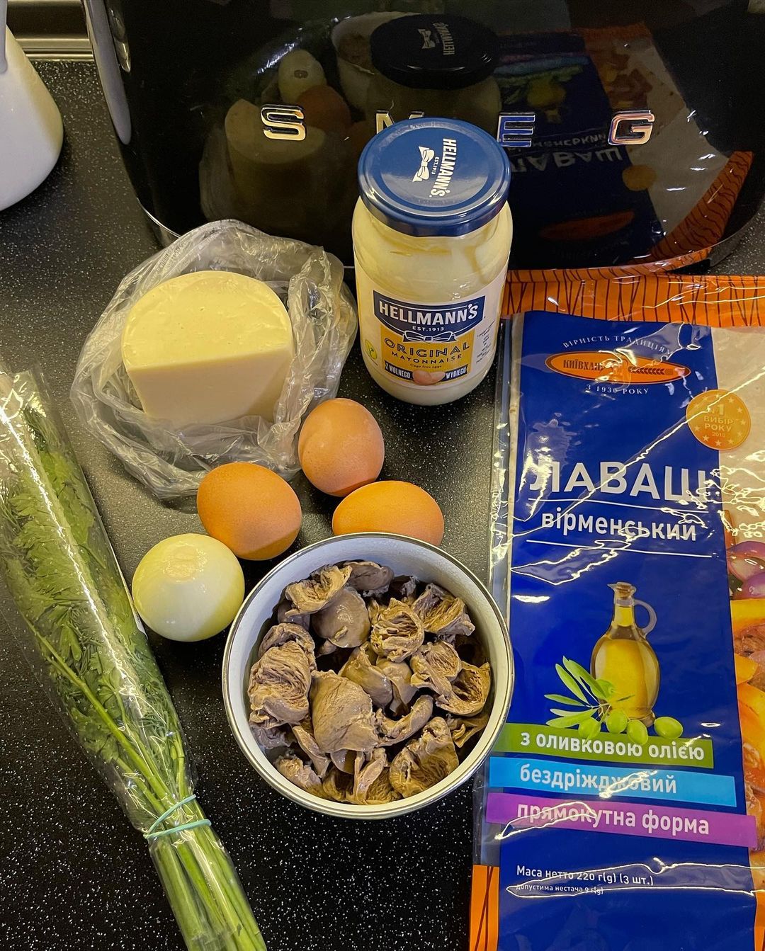 Новорічні кошики з лаваша з курячими сердечками: неймовірно смачна та дешева страва