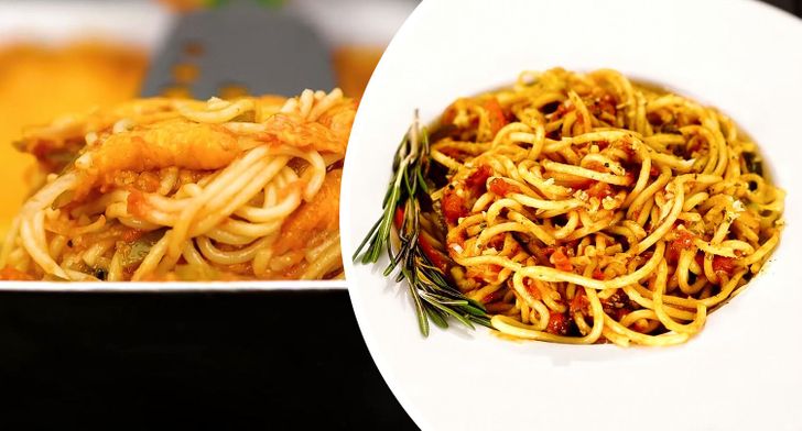 Как приготовить вкусную и быструю запеканку из спагетти: понравится всей семье