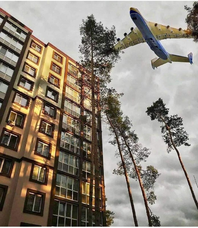 Обязательно повторим: сильное фото "Мрии" над Ирпенем за несколько дней до войны