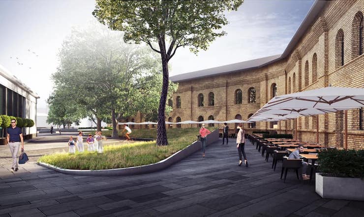 "Сухой" фонтан и сакуры: показали, как в Киеве изменится площадь возле метро "Арсенальная" (фото)