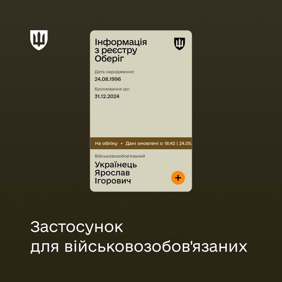 Коли запрацює е-кабінет військовозобов'язаного та чи замінить він похід до ТЦК