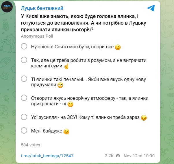 Коли та як прикрашатимуть "центральні" ялинки Луцька: що відомо