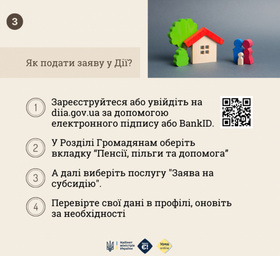 Як подати спрощену заяву на субсидію через "Дію": покрокова інструкція