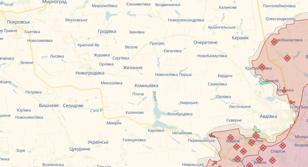 Біля Роботино росіяни відступають, а ЗСУ мали успіх на інших відрізках фронту: карти DeepState