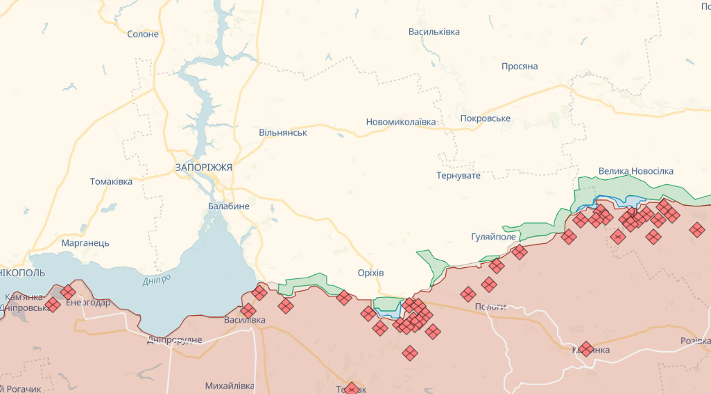 Біля Роботино росіяни відступають, а ЗСУ мали успіх на інших відрізках фронту: карти DeepState