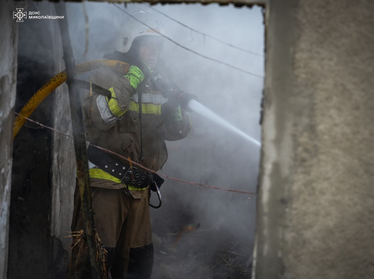 "Едва не погибли". Под Николаевом мужчина спас из пожара четырех детей (фото, видео)