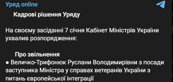 Скандал у Мінветеранів. Заступниця міністра звільнилася після скандалу через приниження колеги-захисника