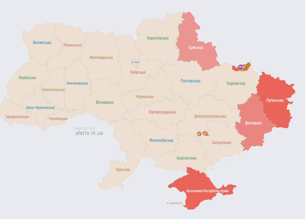 В Украине объявлена масштабная тревога из-за взлета российского МиГ-31К