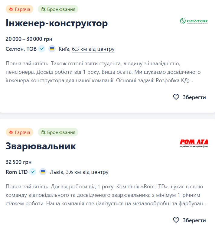 Не заберут в армию. Какую работу с бронированием предлагают украинцам: обзор вакансий