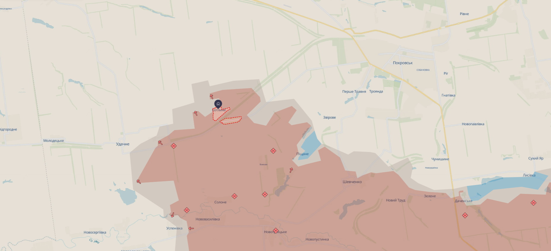 Десантники взяли під контроль Котлине неподалік Покровська