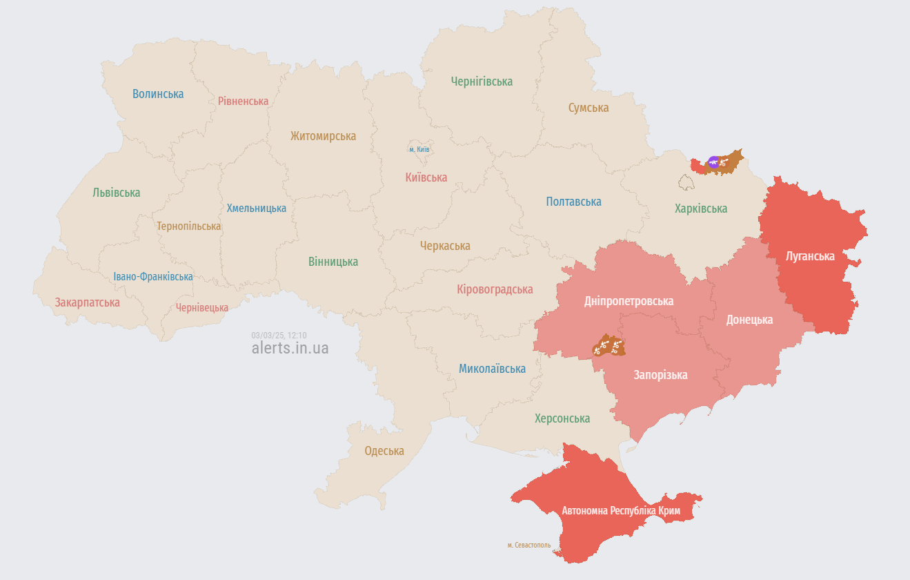 В Україні оголошено масштабну тривогу через зліт російського МіГ-31К